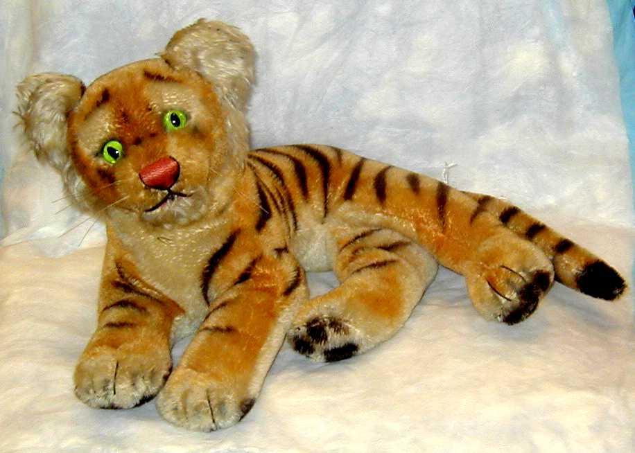 vintage tiger stuffed animal