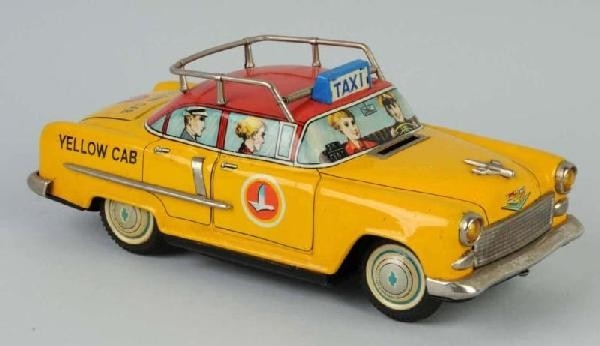 yellow taxi toy