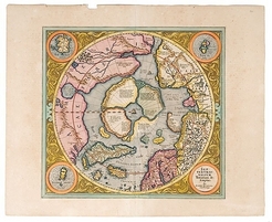 Map Mercator Gerard Septentrionalium Terrarum Descriptio North